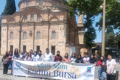 Yıldırımlı gençler tarihi yerinde keşfediyor
