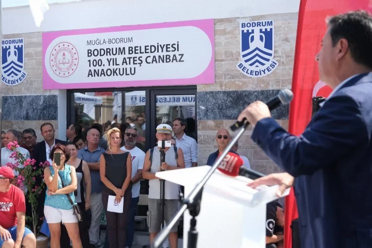 Bodrum'a 75 öğrencili gündüz bakımevi açıldı