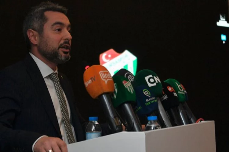 Bursaspor Başkanı gündeme dair açıklamalarda bulundu