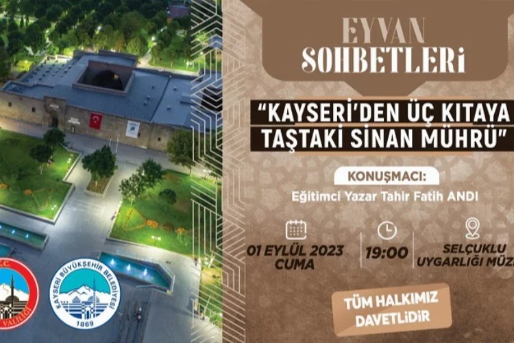 Eyvan Sohbetleri'nde konu Mimar Sinan