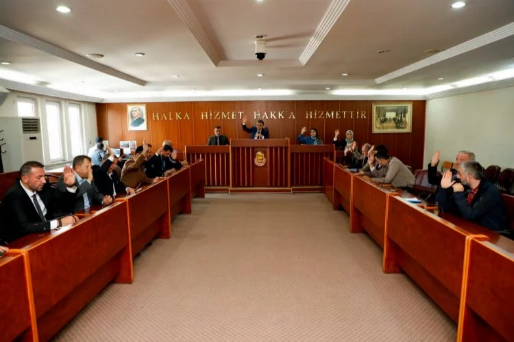 İnegöl'de Ekim ayı meclis toplantısı yapıldı