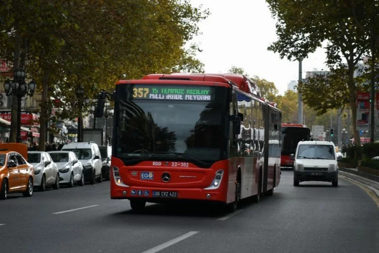 Yeni EGO otobüsleri Başkent yollarında