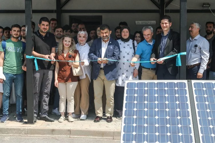 Yenilenebilir Enerji destekli elektrikli araç şarj istasyonunun açılış töreni gerçekleşti