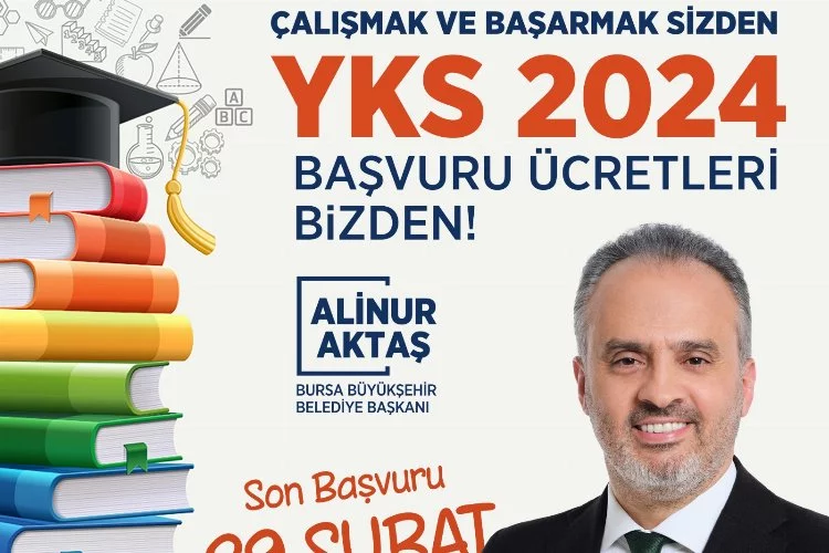 YKS başvuru ücretleri Bursa Büyükşehir’den